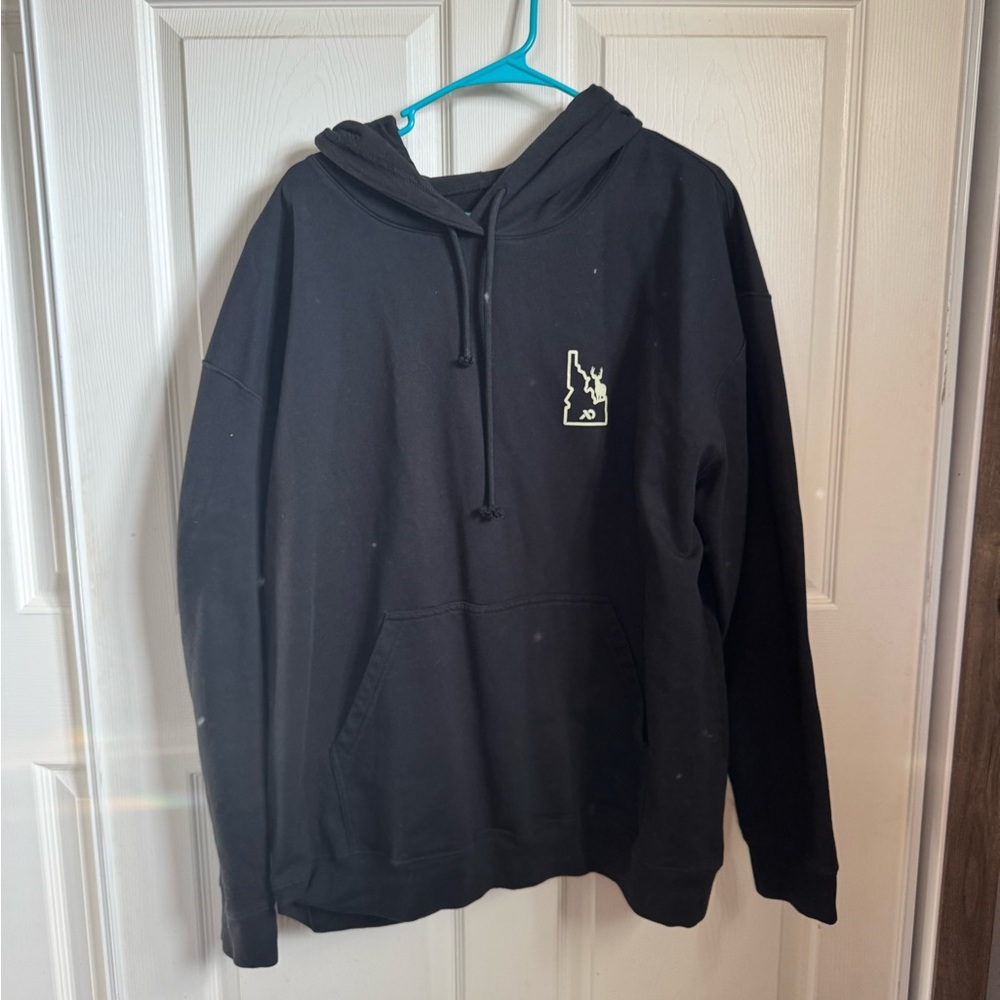 First Lite Black Hoodie with Logo